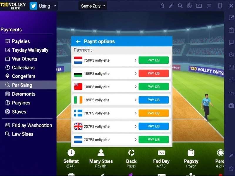 T20 Volley Elite Gameplay Screenshot